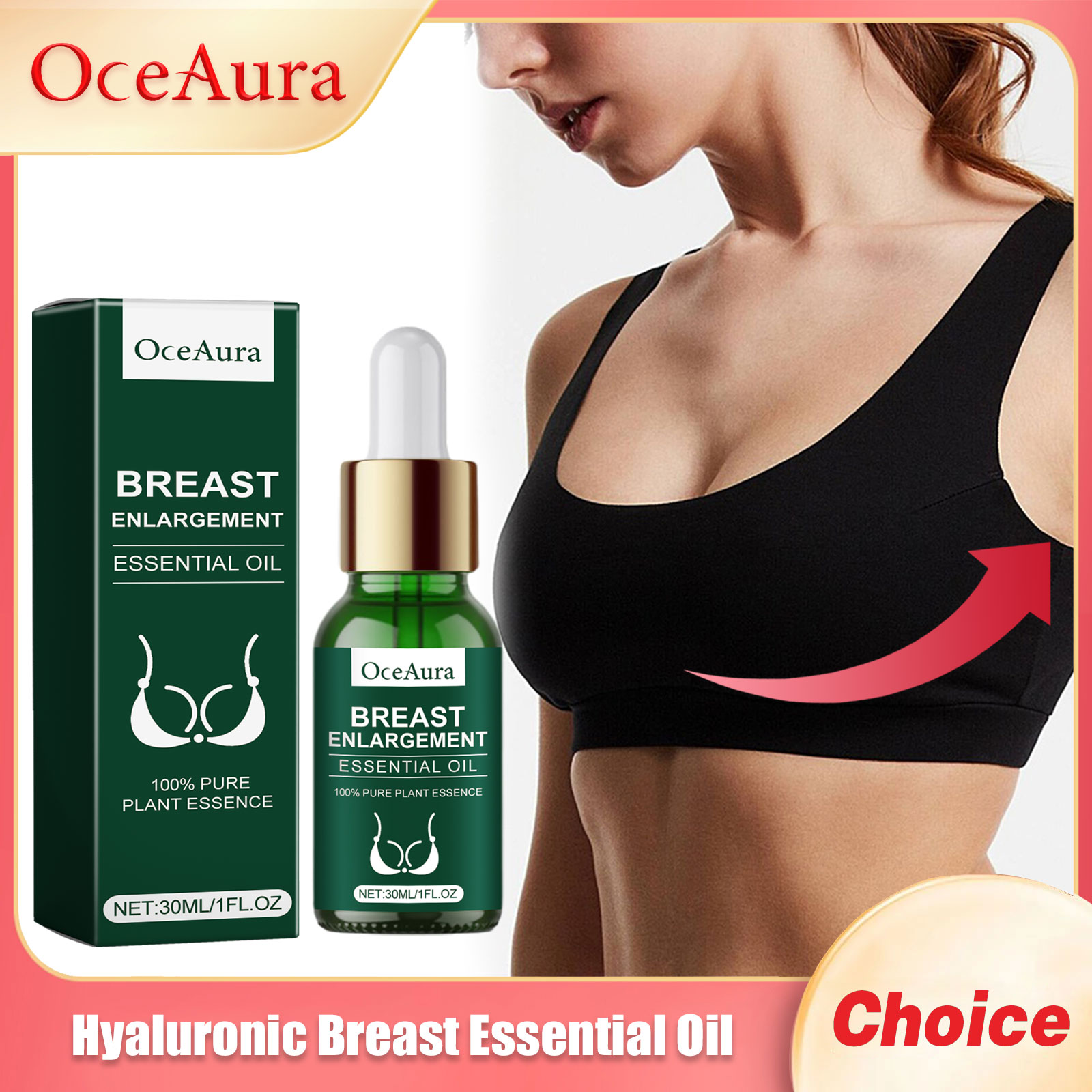 Crossfit Lifting - Rose Breast Essential Oil Plump Full
