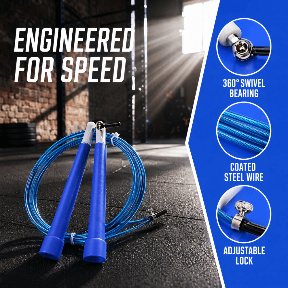 Durable Steel Wire Jump Rope T - Skipping Rope Pvc recension och pris