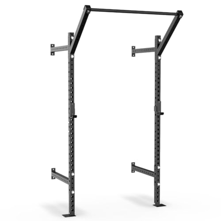 Wall Mounted Squat Rack for ho - Pull Up Bar Grip recension och pris