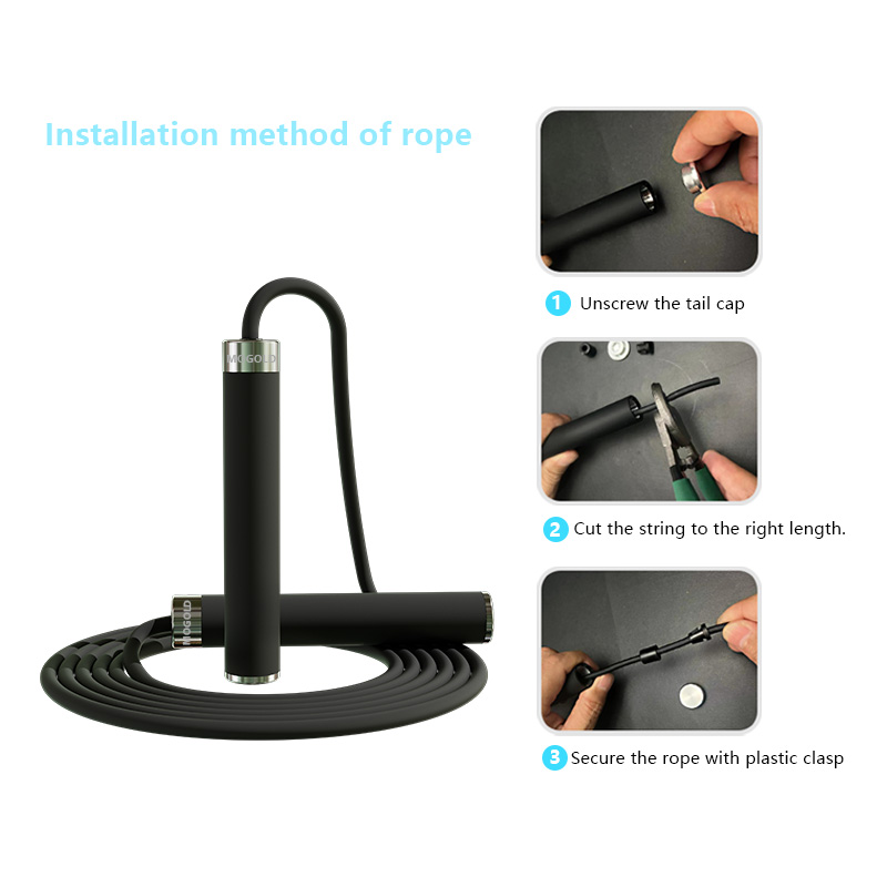 Boxing Jump rope sport Excerci - Skipping Rope Pvc recension och pris
