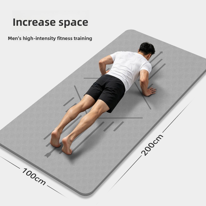 Large Size Yoga Mat Mens Fitne - Ab Mat Crunch recension och pris