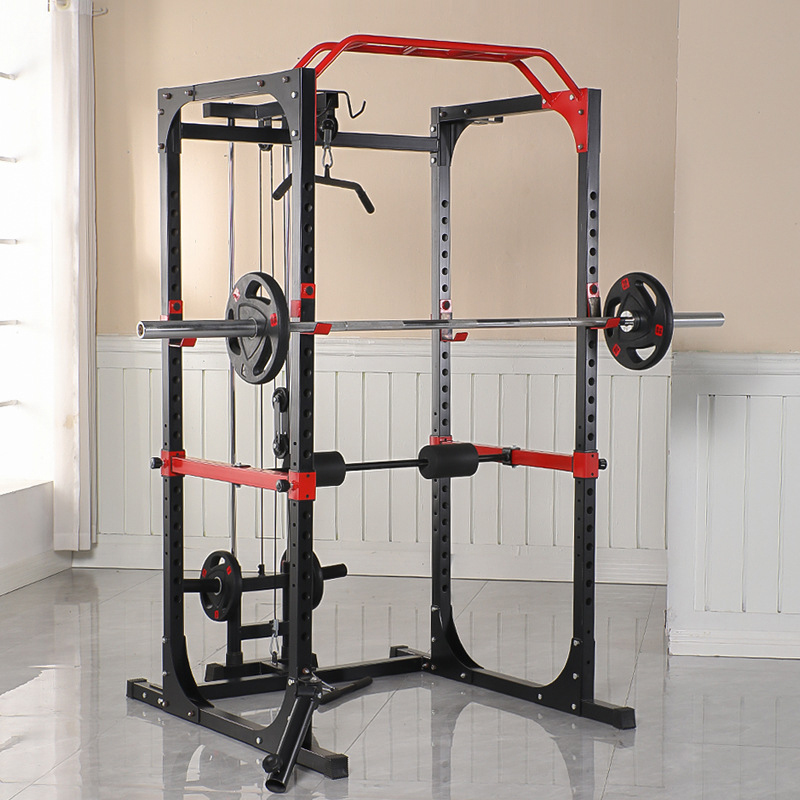 Comercial Power Cage Squat Rac - Pull Up Bar Grip recension och pris