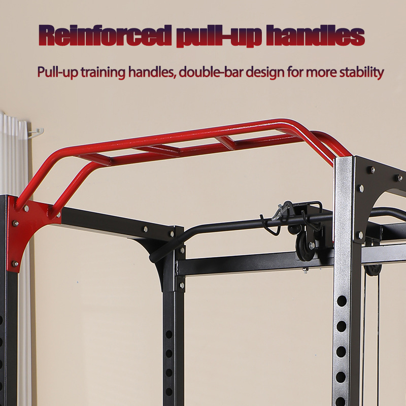 Comercial Power Cage Squat Rac - Pull Up Bar Grip recension och pris