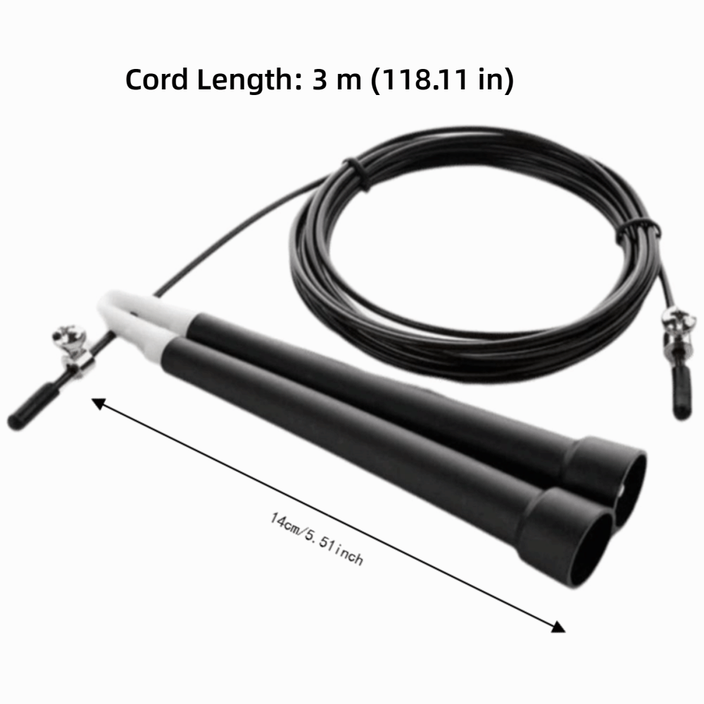 Portable Steel Wire Jump Rope  - Skipping Rope Pvc recension och pris